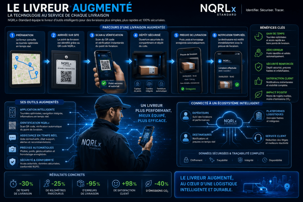 Livreur augmenté