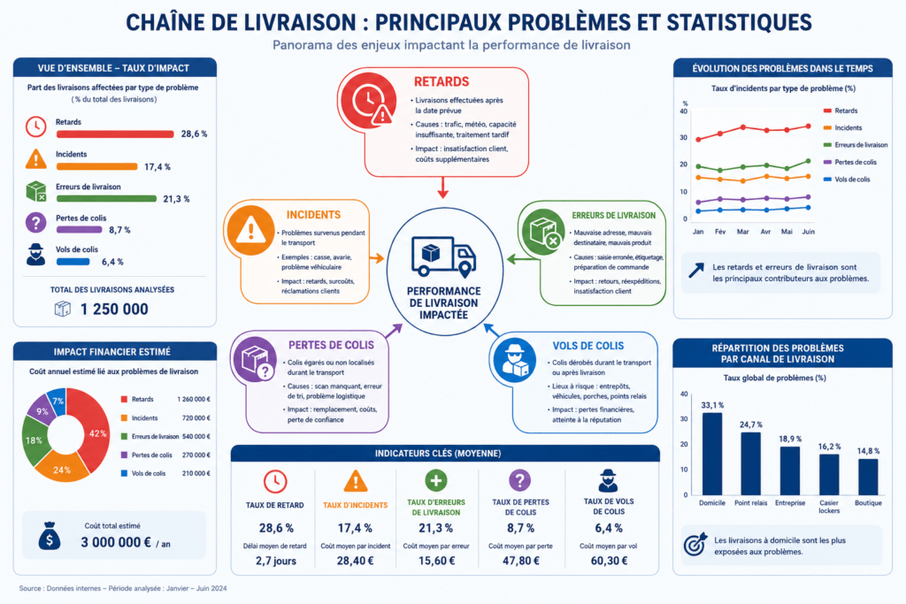 Problèmes de livraisons