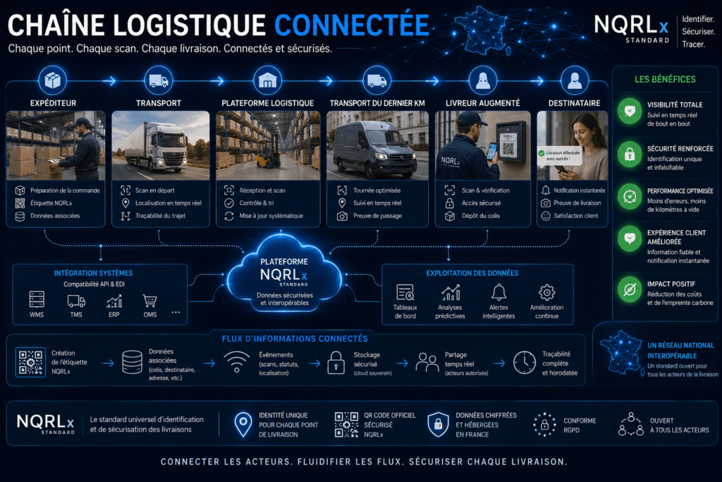 Chaîne logistique connectée